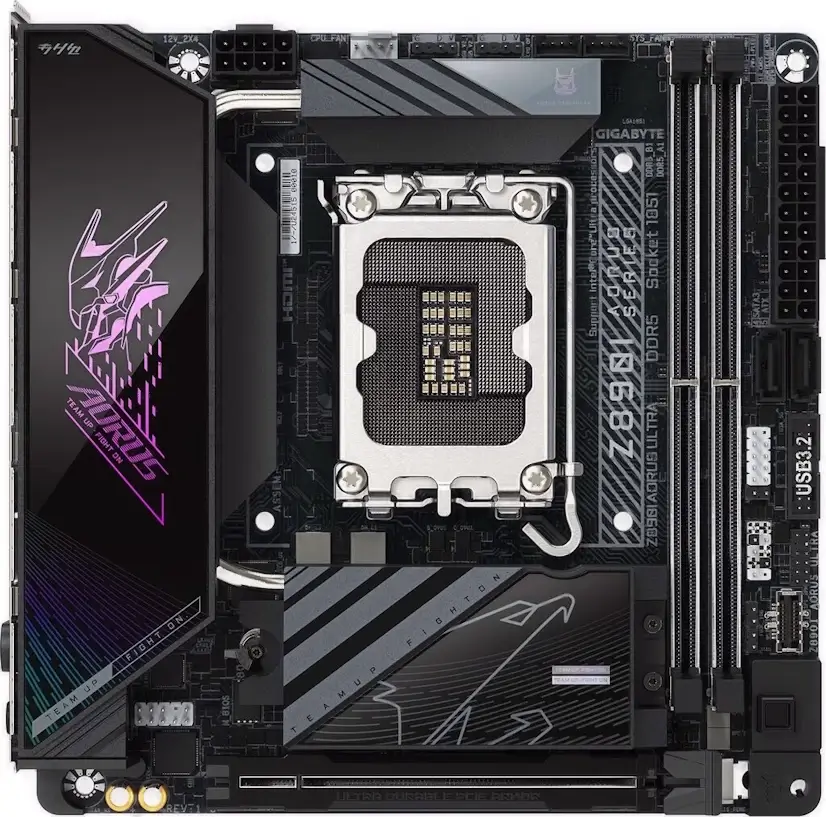 Montaje Placa Base Gigabyte Z890I AORUS ULTRA Gaming PC Arganda del Rey